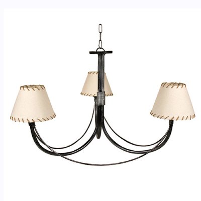 Araña Varilla x3 613-3 PLATA (No incluye Pantallas)