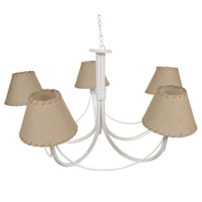 Araña Varilla x5 613-5 BLANCO (No incluye Pantallas)