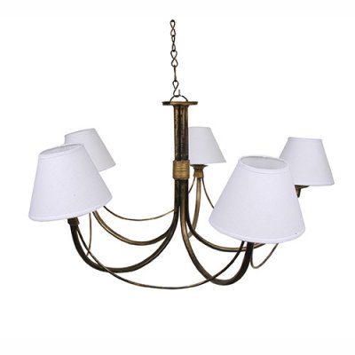 Araña Varilla x5 613-5 ORO (No incluye Pantallas)