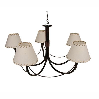 Araña Varilla x5 OXIDO (NO incluye Pantallas)