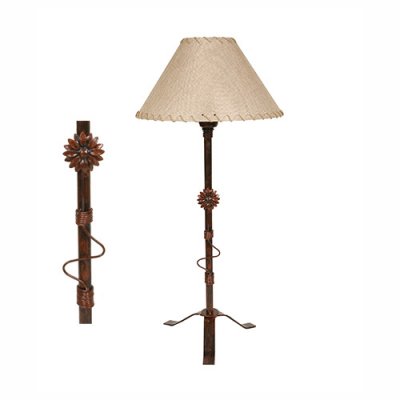 Velador de Mesa Margarita OXIDO (No incluye Pantallas)