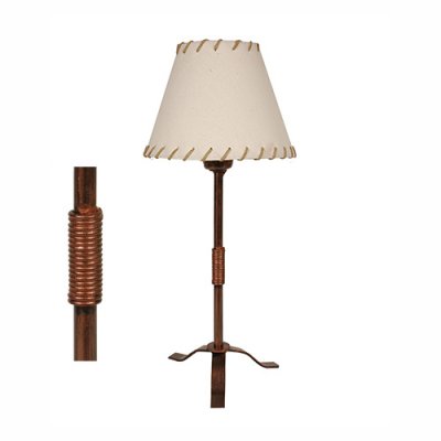 Velador de Hierro 860-S COBRE (No incluye Pantalla)