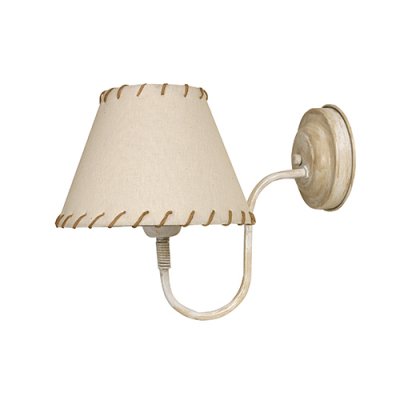 Aplique de Hierro Simple 910-S HUESO (No Incluye Pantalla)