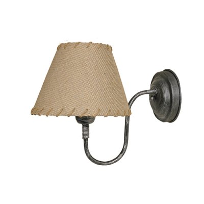 Aplique de Hierro Simple 910-S PLATA (No incluye Pantallas)