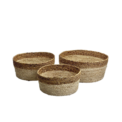 SET X3 CANASTOS SEAGRASS NATURAL 16X18X20