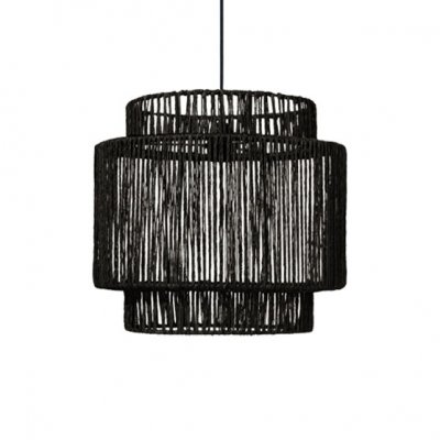 LAMPARA DE YUTE D40X35H TIKKA 54