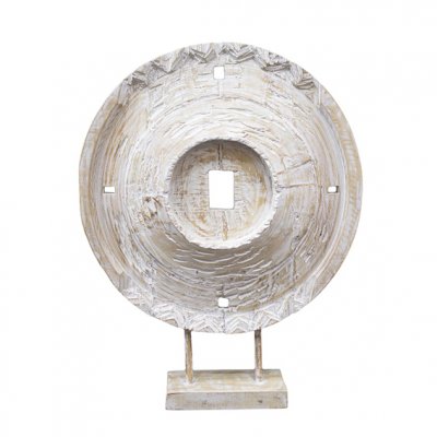 FIGURA ORNAMENTAL MADERA 70CM - SENTANA 27