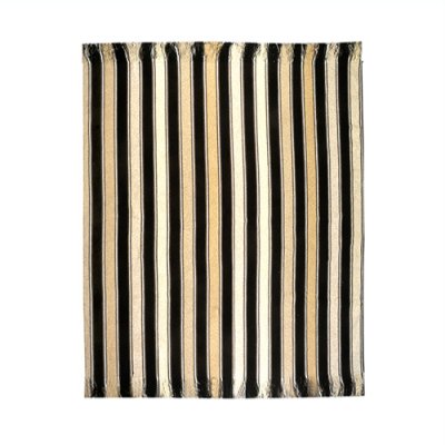 Pie de cama 0.80 x 2.35 Rayas Negro