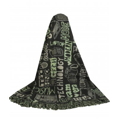 Manta Chica 1.40 x 1.60 Technology Gris