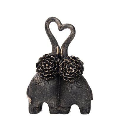 PAREJA DE ELEFANTES 25CM