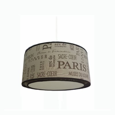 COLGANTE D35X20H DIFUSOR PARIS GRIS