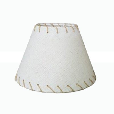 Pantalla 20x45x30h Tela Crudo con Costura