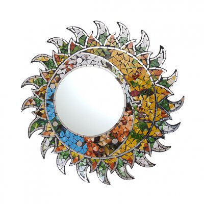 ESPEJO SOL Y LUNA 60CM -  PANCA 03