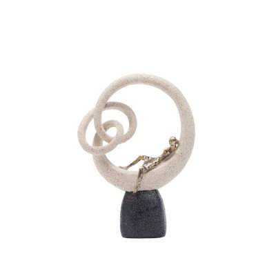 FIGURA ABSTRACTA RESINA 29CM