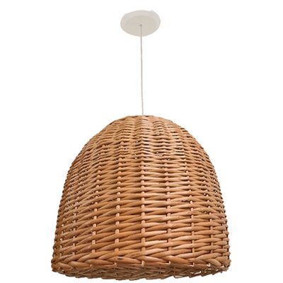 Colgante de mimbre 50x50 Natural