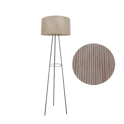 Lampara tripode con pant hilo ALGODÓN